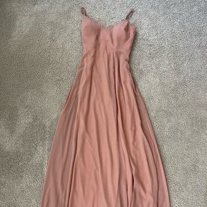 Birdy Grey Pink/Blush Long Dress
